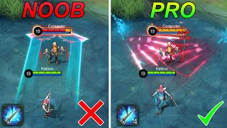 BEST LANCELOT COMBO TO DEAL MORE DAMAGE AND PLAY LIKE A PRO  LANCELOT TUTORIAL 2023 [upl. by Annovahs]