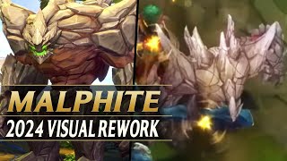 MALPHITE VISUAL REWORK 2024 CONFIRMED  League of Legends [upl. by Selmore]