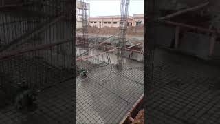 RCC Footing concretingfooting concrete shorts shortsviral construction song music [upl. by Cyndie]