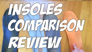 Insoles comparison review  Superfeet Sorbothane amp Orthaheel [upl. by Tarrance]