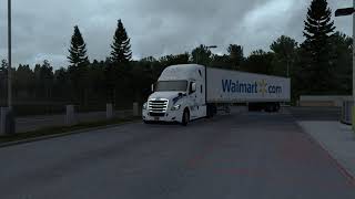 American Truck Simulator WALMART DELIVERS TO RAIL YARD [upl. by Henrik]