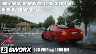 1058 NM MercedesBenz W211 E270 CDI  BRASOV Traffic  Release Assetto Corsa [upl. by Yendor]