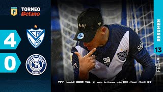 VÉLEZ 4  0 INDEPENDIENTE RIVADAVIA I Resumen del partido  TorneoBetano 2024 [upl. by Stanislas]