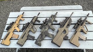 Bullpup Battle  Hellion vs MDRX vs AUG vs Tavor vs FS2000 [upl. by Edac]