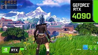 Fortnite Chapter 5  RTX 4090 24GB  4K Maximum Settings RTX ON  DLSS ON [upl. by Oibirot908]