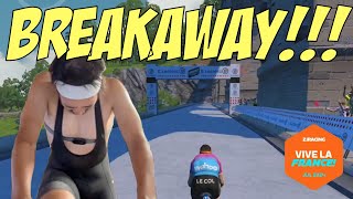 Zwift Breakaway Attempt [upl. by Conlon]