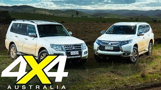 Mitsubishi Pajero vs Pajero Sport  Road test  4X4 Australia [upl. by Bing]