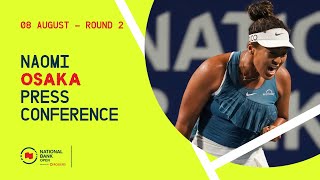 PRESS CONFERENCE  NAOMI OSAKA  ROUND 2  NBO24 [upl. by Zeuqirdor]