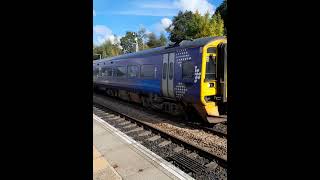 Scotrail 4 car Class 158710 amp 158709 departing Markinch as 1L76 for Edinburgh Waverly [upl. by Prosper]