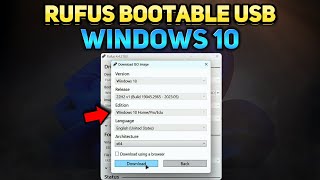 How to Create a Windows 10 Installation USB with Rufus Tutorial [upl. by Drauode667]