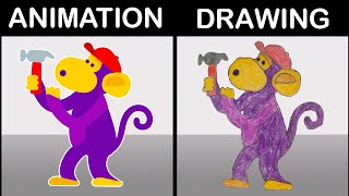 Something Went Wrong Island  HighlyTrained Monkey ANIMATED vs HighlyTrained Monkey Drawn [upl. by Balas725]