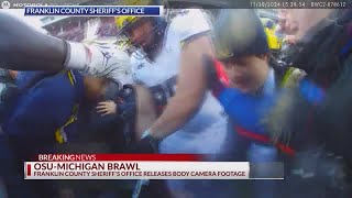 Ohio StateMichigan brawl Deputies release body camera footage [upl. by Mellar153]