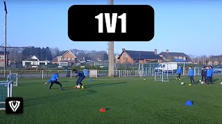 1V1 DRILLS  U9  U10  U11  U12  U13  U14  FOOTBALL  SOCCER  1V1 EXERCISES [upl. by Eicnarf285]