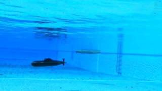 Akula RC Submarine K1157 Underwater Slow Pass [upl. by Nhojleahcim]