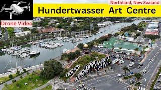 Hundertwasser Art Centre Northland NEW ZEALAND Drone video [upl. by Therese]