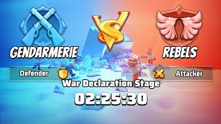 Last War Survival Game  Season 2  Rare Soil War  War Declaration Stage [upl. by Drahsir]