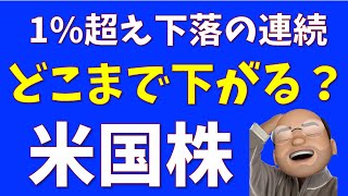 【下落上等】どこまで下がる？米国株 [upl. by Natassia]