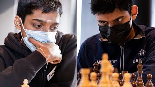 Battle of prodigies  Praggnanandhaa vs Abhimanyu Mishra  Reykjavik Open 2022 [upl. by Weitzman]