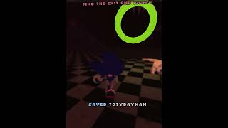 The best metal sonic player 💀 Sonicexe the disaster shorts memes gamingclips skills trickshot [upl. by Salohci]