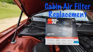 Dodge Challenger Cabin Air Filter Install  KampN Filter [upl. by Azilef]