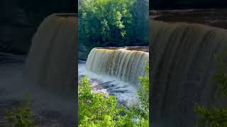 Tahquamenon Falls State Park in Michigan michigan statepark waterfall nature peaceful [upl. by Eifos471]