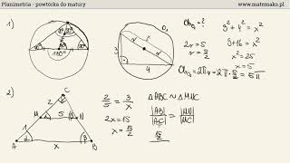 Planimetria  powtórka do matury podstawowej [upl. by Ayyidas]