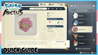 How To Get Spiritomb Eerie Apparitions In The Night In Pokemon Legends Arceus  Quick Guide [upl. by Persson]