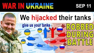 11 Sep UNBELIEVABLE Ukrainians CHASE RUSSIANS ON A STOLEN RUSSIAN TANK  War in Ukraine Explained [upl. by Aneeh]