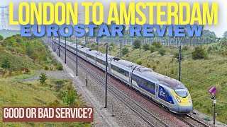 London to Amsterdam in 4 Hours  Eurostar Review [upl. by Clifford217]