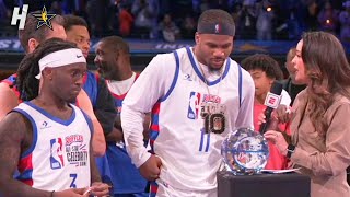 Trophy Presentation Ceremony  2024 NBA AllStar Celebrity Game [upl. by Nnylarej]