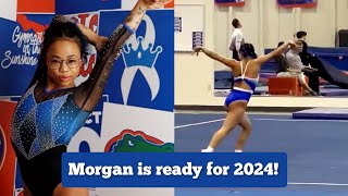 Morgan Hurds New 2024 NCAA Beam amp Floor Routines  Florida Gators Gymnastics 2024 [upl. by Rosie]