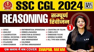 SSC CGL 2024  COMPLETE REASONING FOR SSC CGL  SSC CGL REASONING CLASSES 2024  BY SWAPNIL MAM [upl. by Ayerhs29]