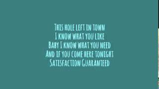 Alyssa Reid Satisfaction Guaranteed Official Lyrics [upl. by Gardas]