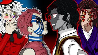 The Upper Moons HATE Akaza Part 1 demonslayer kimetsunoyaiba muzan uppermoons akaza douma [upl. by Johathan939]