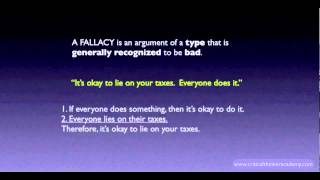 What is a Fallacy [upl. by Falkner]