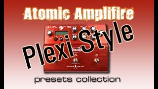 Atomic Amplifire plexipresets demo [upl. by Polish]