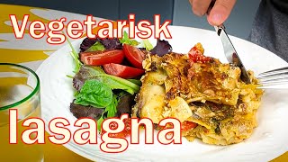 Vegetarisk lasagne [upl. by Adnoyek]