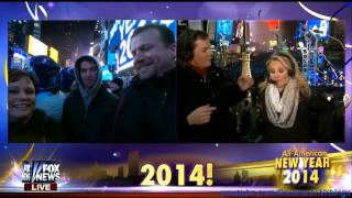 New Years 2014 Ball Drop  Fox News [upl. by Naujit]