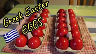 HOW TO MAKE GREEK EASTER EGGS [upl. by Ymmak]