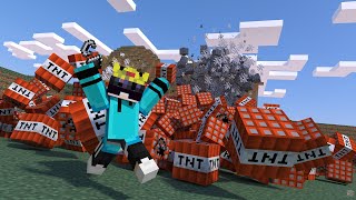 Minecraft But its Streamer VS Viewer TNT Game [upl. by Debra]