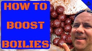 CARP FISHING  HOW TO BOOST YOUR BOILIES 😀 [upl. by Forester]