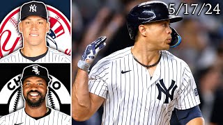 New York Yankees vs Chicago White Sox  Game Highlights  51724 [upl. by Ninnahc]