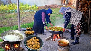 Kiwi Fruit Harvesting  We Made Healthy Kiwi Jam in the Village [upl. by Nakah]