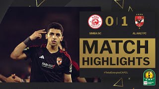 HIGHLIGHTS  Simba SC 🆚 Al Ahly FC  QuarterFinals 1st Leg  202324 TotalEnergiesCAFCL [upl. by Kernan]