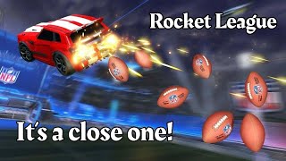 Rocket League Football  Its a close one [upl. by Martainn]