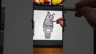 3 Easy Ways to Color in Procreate procreate coloringpages [upl. by Elyrehc]