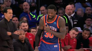 Doctor Explains Julius Randle Shoulder Injury vs Heat [upl. by Itsrik]