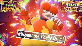 Belly Drum Magmar DOMINATES Regulation H 95Pokémon Scarlet amp Violet WIFI Battles 3v3 Singles [upl. by Yrhcaz896]