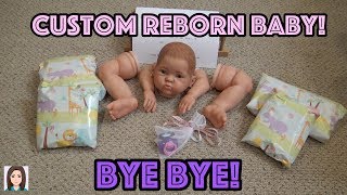 Custom Reborn Baby Painted Kit Box Packing [upl. by Hayse]