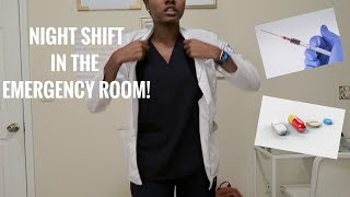 NIGHT SHIFT IN THE EMERGENCY ROOM  A Day in the Life of a Medical Student [upl. by Eniamat]